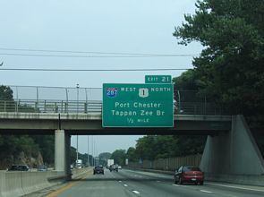 I-95 north at I-287 - Port Chester, NY