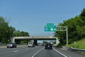 I-95 north at I-287 - Port Chester, NY