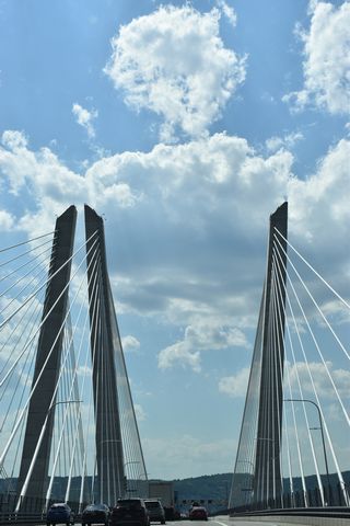 I-87/287 west across the Governor Mario M. Cuomo Bridge.