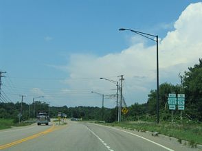 VT 117 north at VT 289 - Essex