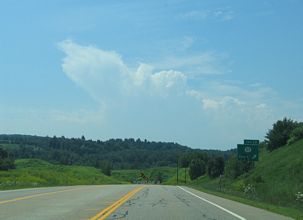VT 289 east at VT 117 - Essex