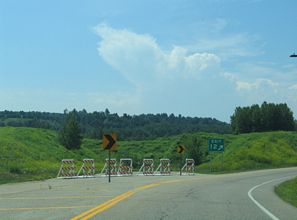 VT 289 east at VT 117 - Essex