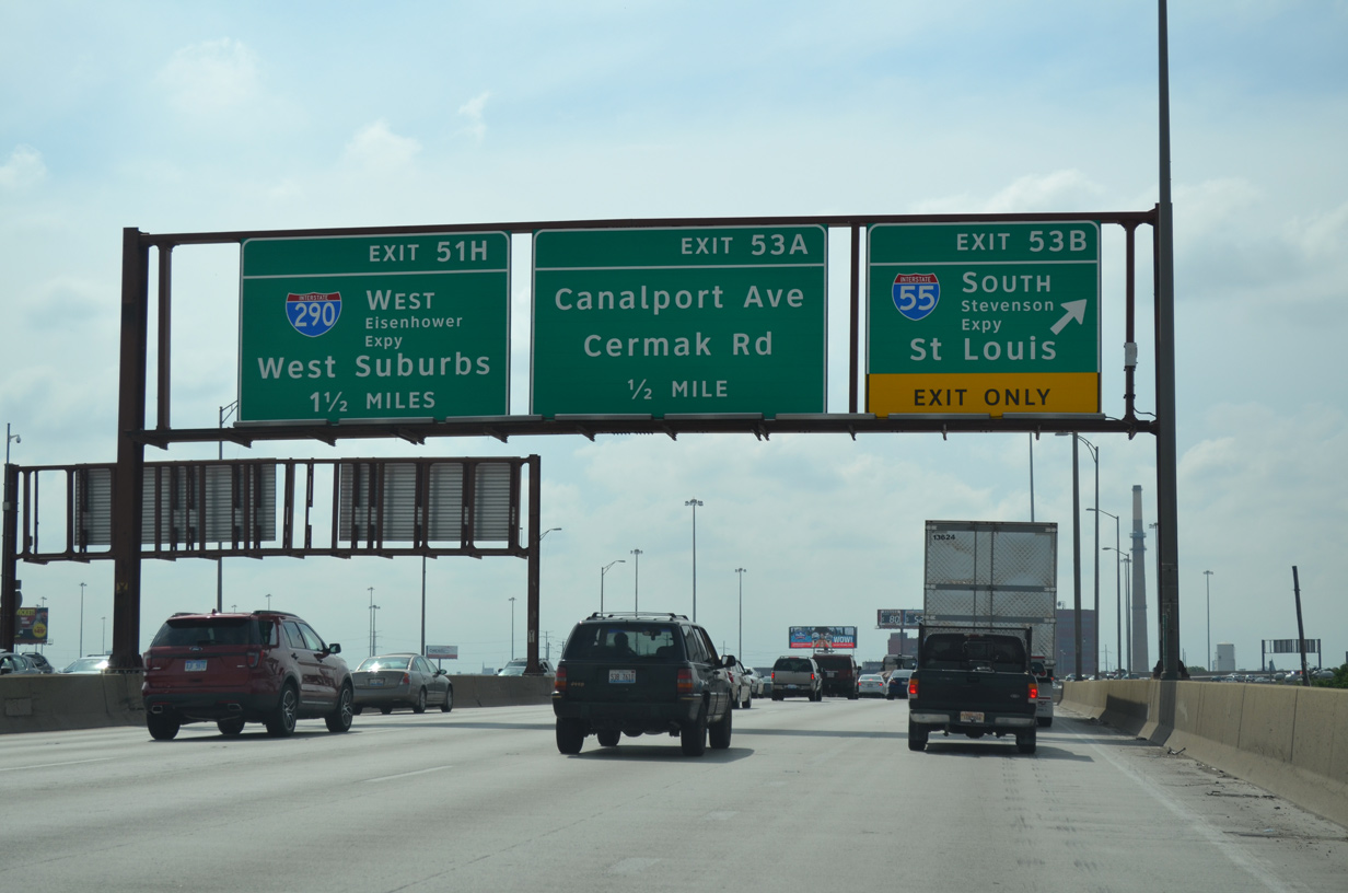 I-90/94 Dan Ryan Expwy west at I-290 - Chicago, IL