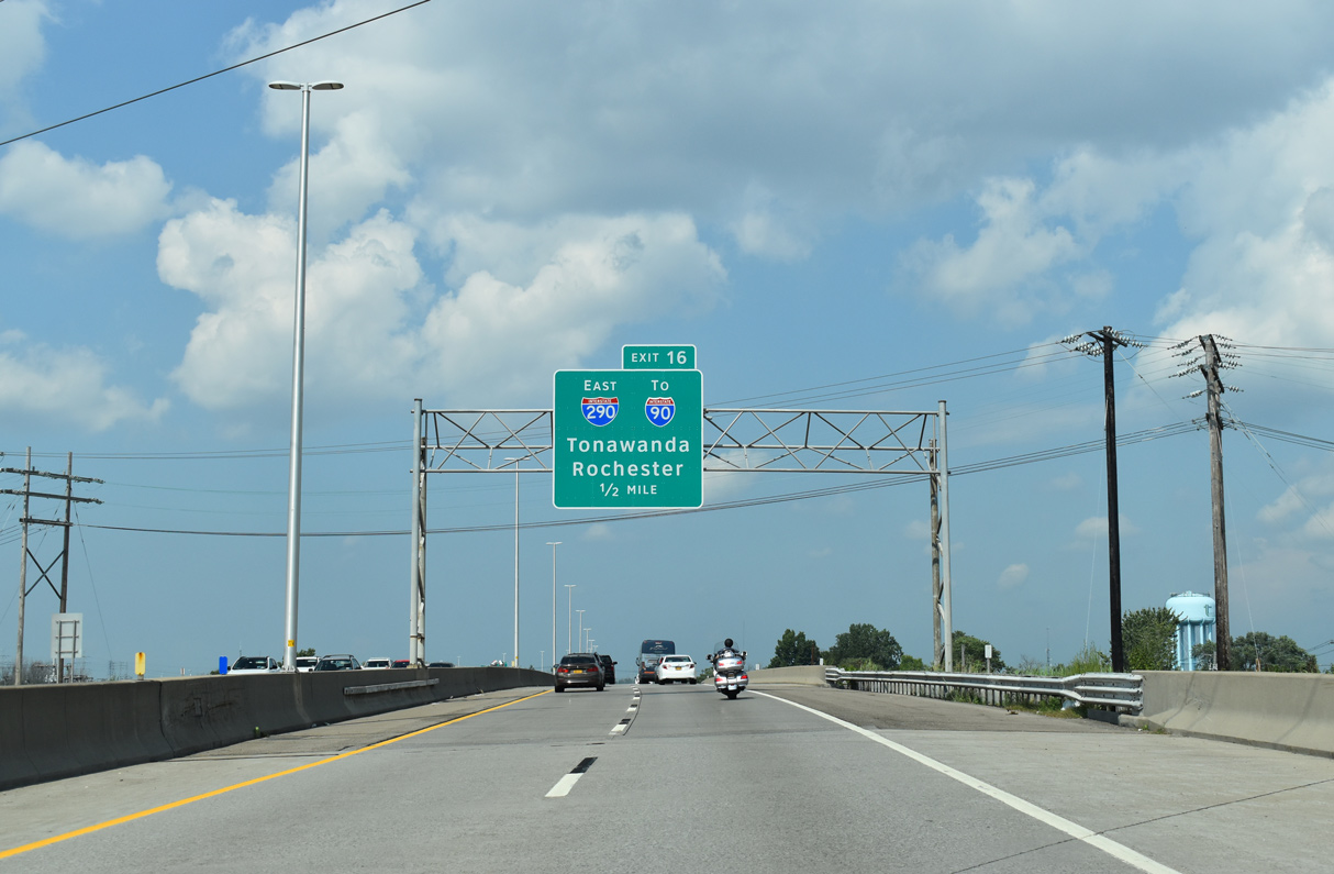 I-190 north at I-290 - Tonawanda, NY