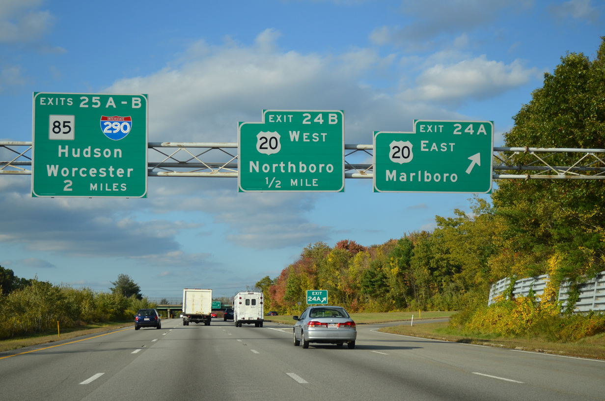 I-495 north at I-290/Route 85 - Marlborough, MA
