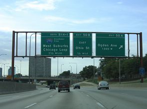 I-90/94 Kennedy Expwy east at I-290 - 2005
