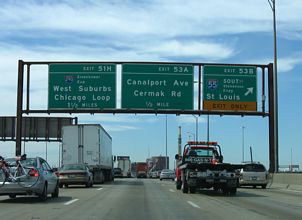 I-90/94 Dan Ryan Expwy west at I-290 - 2005