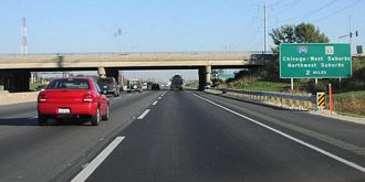 I-90 east at I-290/IL 53 - 2002