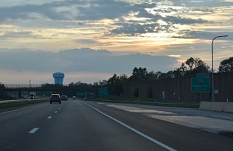 I-90/New York Thruway west at I-290 - Amherst, NY