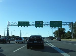 I-90 west at I-290/IL 53 - Arlington Heights