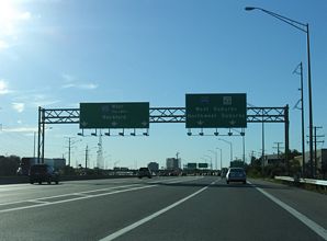 I-90 west at I-290/IL 53 - Rolling Meadows