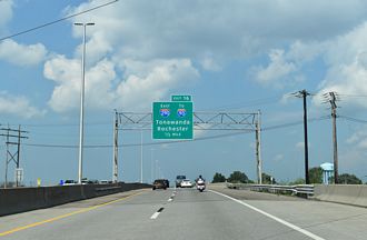 I-190 north at I-290 - Tonawanda, NY