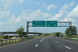 I-190 north at I-290 - Tonawanda, NY