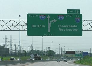 I-190 south at I-290 - 2006