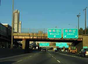 I-290 east at I-90/94 - 2005