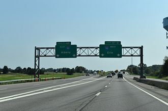 I-290 east at I-90/New York Thruway - Amherst, NY