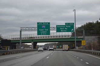 I-290 east at I-495/Route 85 - Marlborough, MA