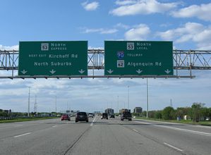 I-290/IL 53 west at I-90 - Schaumburg