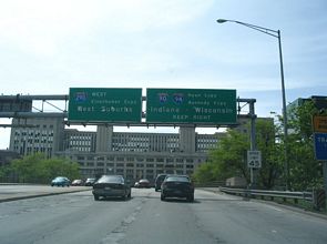 Eisenhower Expwy west at I-90/94/290 - 2006