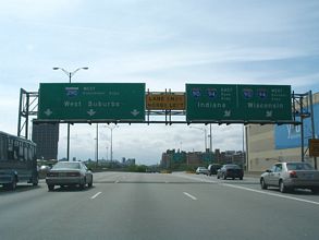 Eisenhower Expwy west at I-90/94/290 - 2006