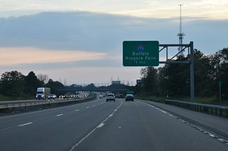 I-290 west at I-190 - Tonawanda, NY