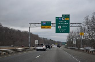I-395 one mile south of I-90 (Mass Pike) and I-290.