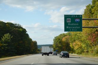 I-495 north at I-290/Route 85 - Marlborough, MA