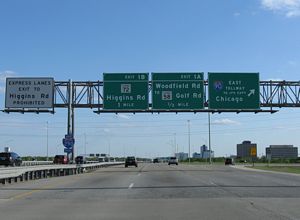 IL 53 south at I-90/290 - Schaumburg, IL