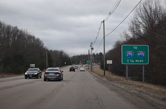 Route 85 Conn west at I-290/495 - Marlborough, MA