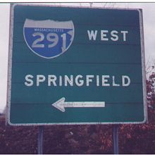I-90/Mass Pike at I-291 - 1999