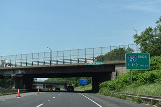 I-291/US 20 west at I-91 - Springfield, MA