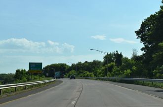 I-384 west at I-84/291 - Manchester, CT