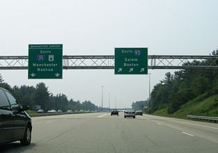 I-93/Everett Tpk south at I-293 - 2005