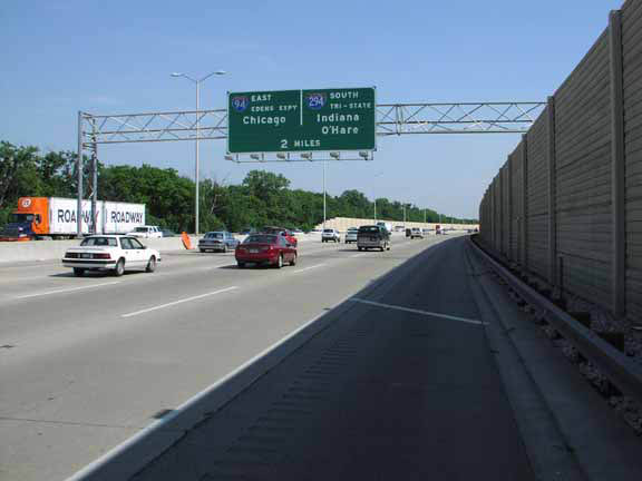 I-94 east at I-294 - 2002