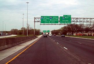 I-80/94 west at I-294/IL 394 - 2001