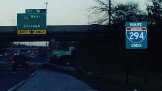I-80/294 east at I-94/IL 394 - 2000