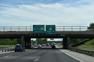 I-94 east at US 6 - Dolton, IL