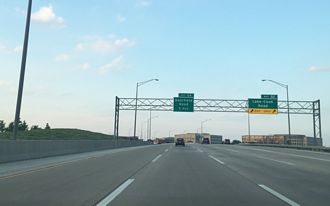 I-294 north at I-94 - Northbrook, IL