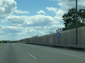 I-294 south at I-94 - Northbrook, IL