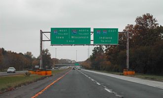 IL 394 north at I-80/94/294 - 2002