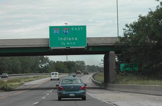 IL 394 north at I-80/94/294 - 2002