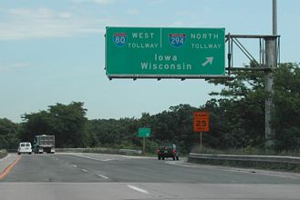 IL 394 north at I-80/94/294 - 2002