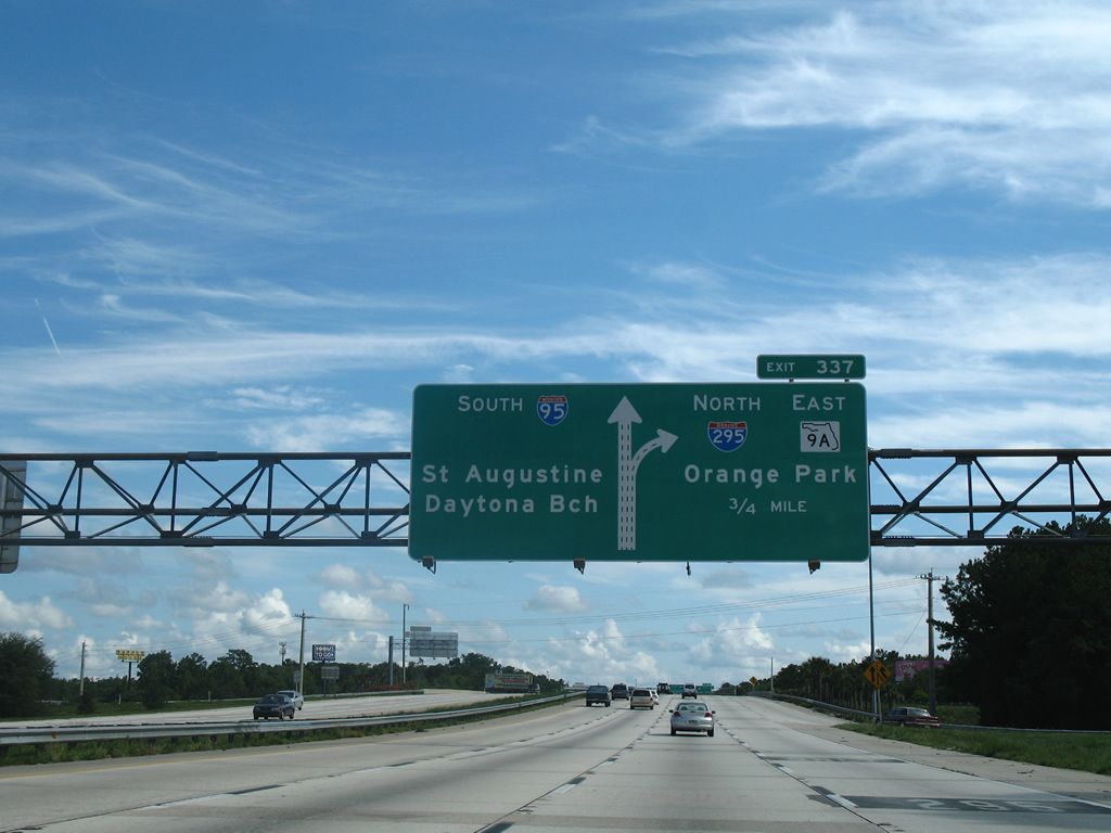 I-95 south at I-295/SR 9A - 2006