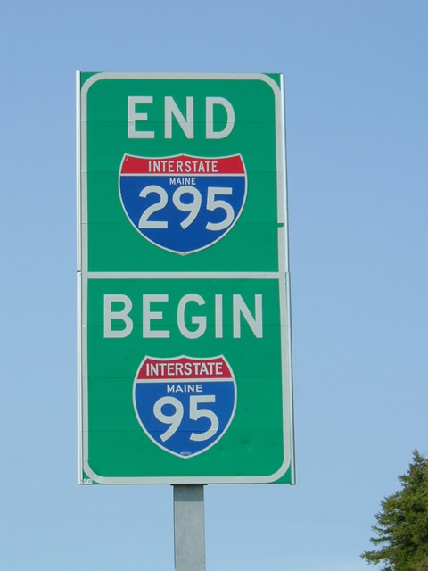 I-295 north at I-95/Maine Tpk - West Gardiner