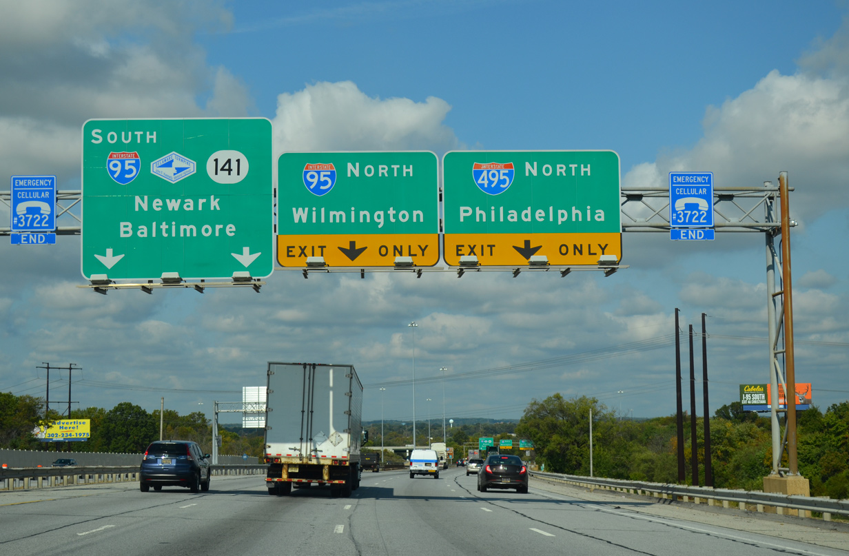 I-295 south at I-495 - 2014