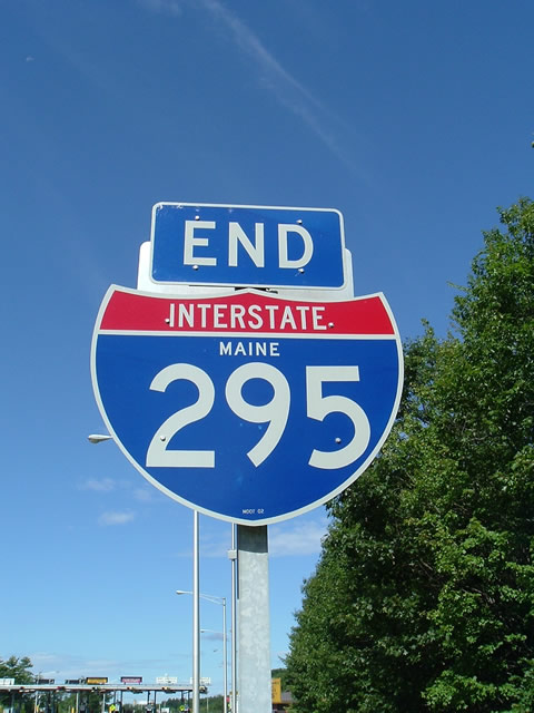 I-295 south at I-95/Maine Tpk - Scarborough