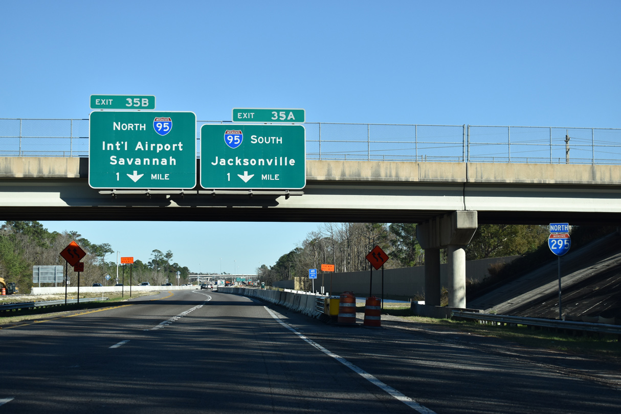 I-295 / West Beltway north at I-95 - Jacksonville, FL
