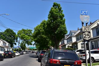 212nd St north at I-295/NY 25 - Queens