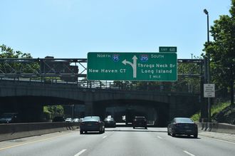 I-95 north at I-278/678 - Bronx, NY