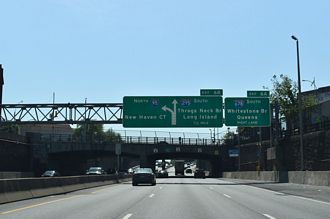 I-95 north at I-278/678 - Bronx, NY